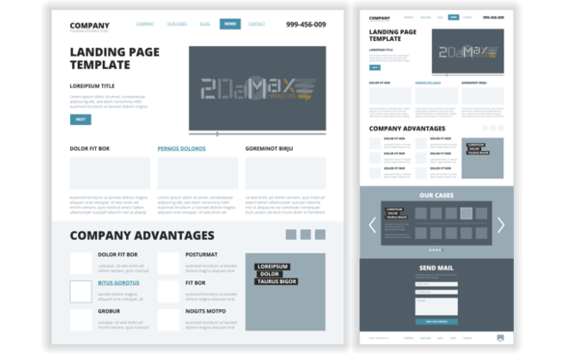 Digital Marketing Services 2 Website Design Template