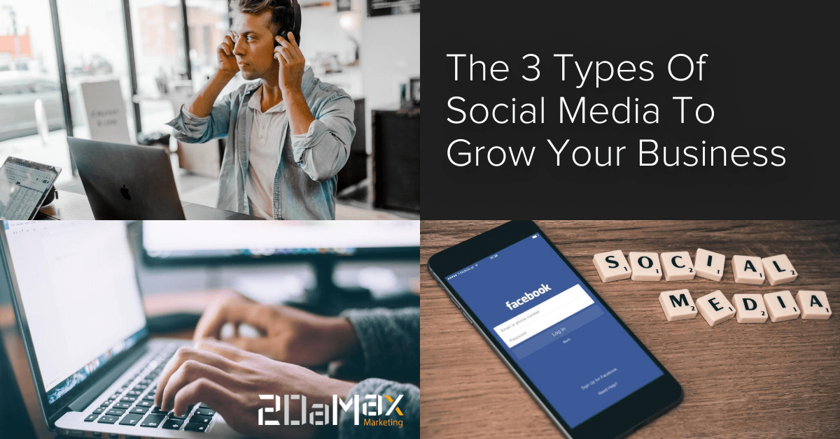 3 Types of Social Media Marketing