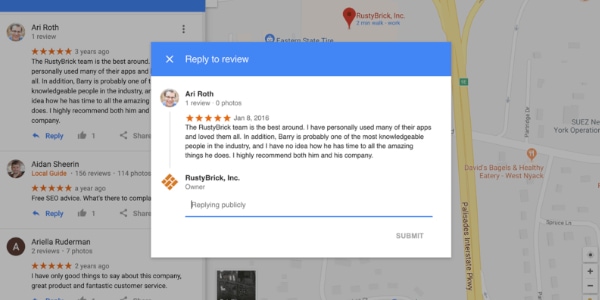 Google My Business Review Response