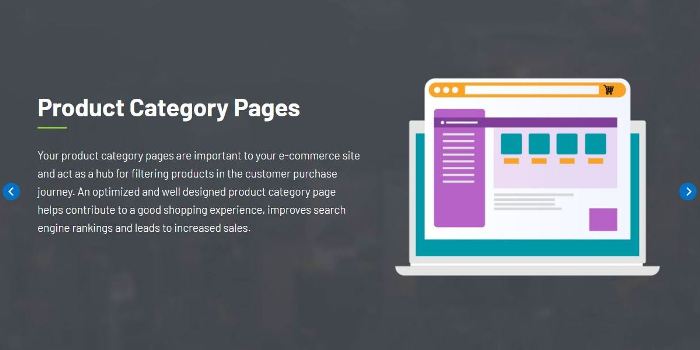 eCommerce Product Category Pages
