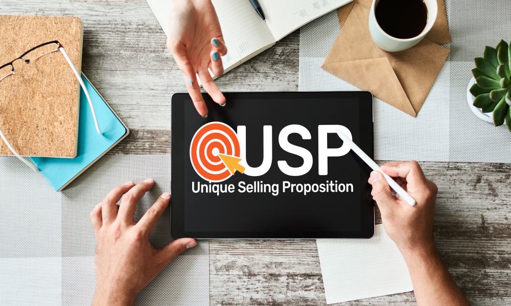 The word USP on a mobile device