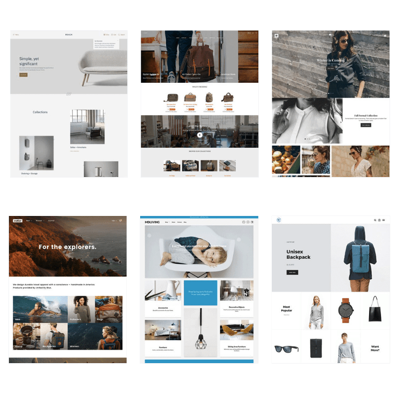 Shopify Web Design Examples