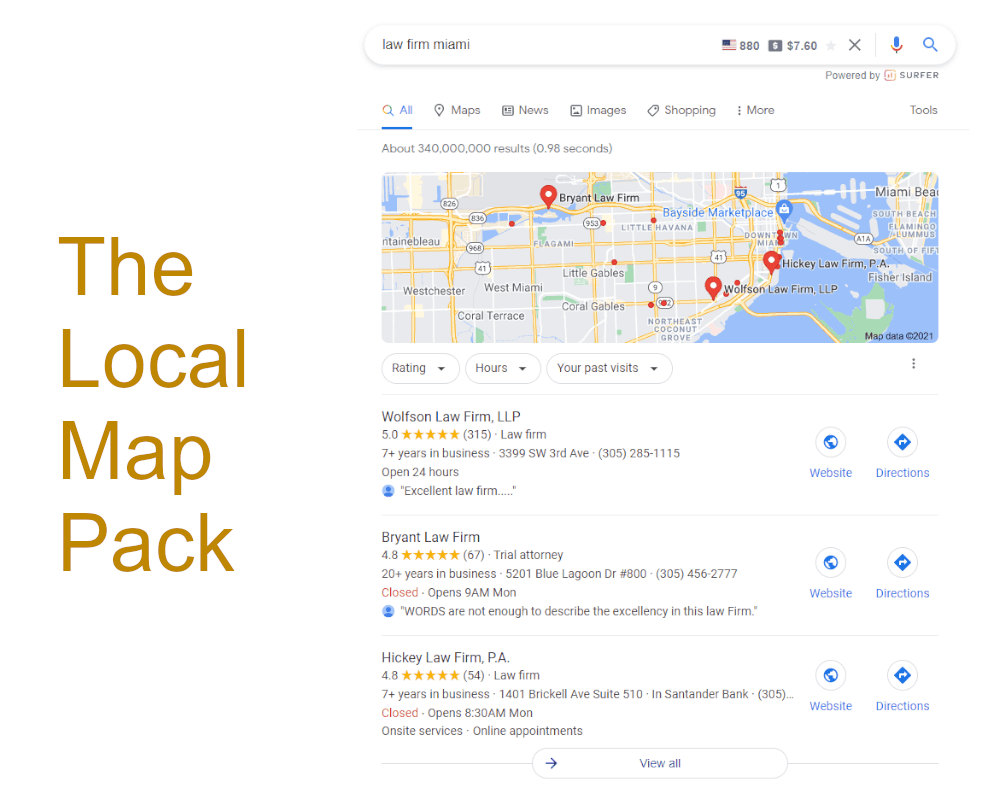 The Local Map Pack 1 Is Local SEO A Good Investment For Your Business in 2021?